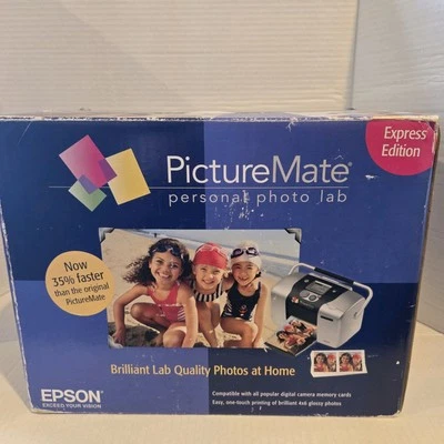 Epson PictureMate Express Edition Digital Photo Inkjet Printer Open Box - Image 1 of 4