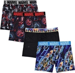 Marvel Boys' Avengers Boxer Briefs with Assorted Hero Prints Including Iron... - Picture 1 of 4