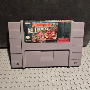 Original Nintendo SNES Donkey Kong Country SNES Cartridge getestet  - Bild 1 von 9