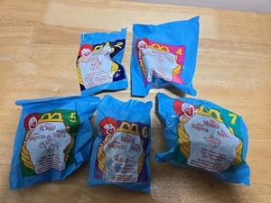 McDonalds & Disneys 1996 Die kleine Meerjungfrau Spielzeug 5er Set Neu in Verpackung - Bild 1 von 5