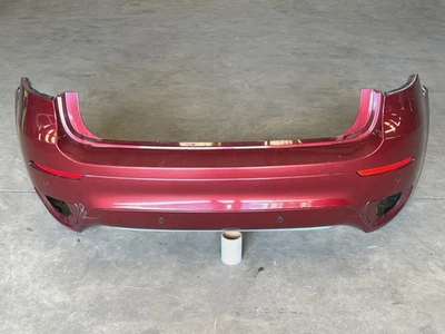 ⭐2008-2014 BMW X6 E71 COMPLETE REAR BUMPER COVER PANEL W/ PDC RED OEM LOT2649 - Image 1 of 4