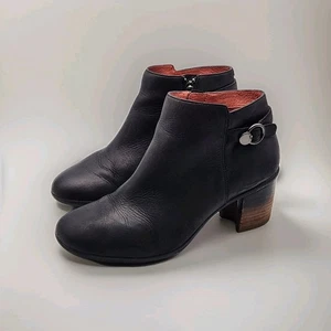 Dansko Perry Black Leather Side Zip Ankle Boots Womens Size: 40 / 9 - Picture 1 of 9