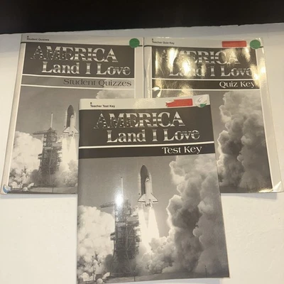 Abeka America Land I Love Student Quizzes Test Key Quiz Key 8th Grade History - Image 1 of 4