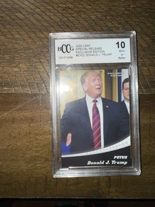 2020 Leaf Special Release #EX02 Donald J Trump BCCG Certified - Picture 1 of 2