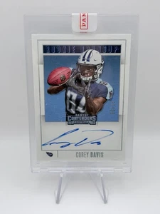 Corey Davis - 2017 Panini Contenders Rookie Roundup Auto /15 Encased Titans SSP - Bild 1 von 3