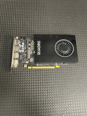 DELL NVIDIA QUADRO P2000 5GB GDDR5 PCIe 4x Display Port Graphics Card P/N 087CG5 - Image 1 of 3