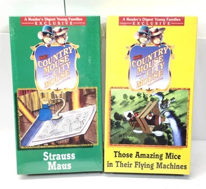 Country Mouse & City Mouse Adventures VHS Video Tape Strauss Maus Amazing Mice  - Picture 1 of 3