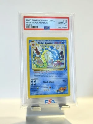2000 Pokemon MISTY'S GYARADOS #13 PSA 10 Gym Challenge HOLO - Brand New Cert - Image 1 of 2