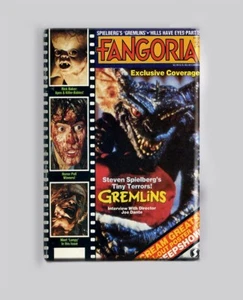 GREMLINS / REVISTA FANGORIA - 2""x3"" IMÁN DE PÓSTER terror vhs - Imagen 1 de 3