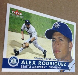 Scheda Alex Rodriguez 2001 Fleer Tradition #84 NM-MT - Foto 1 di 2