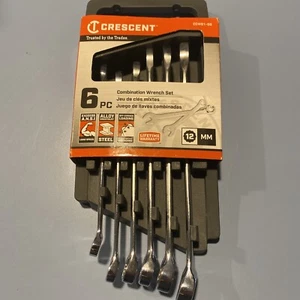 Crescent CCWS1 6pc. Metric Combination Wrench Set 12pt. - Picture 1 of 4