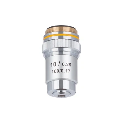 AmScope 10X Achromatic Microscope Objective for Compound Microscopes