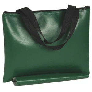 NEW - Green Leatherette CHESS BAG  by Wood Expressions - Picture 1 of 1