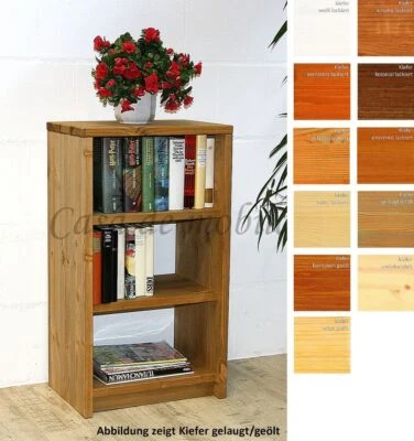 Massivholz Standregal Flurregal 47x84x33cm Holz Laptopregal Telefon-regal schmal