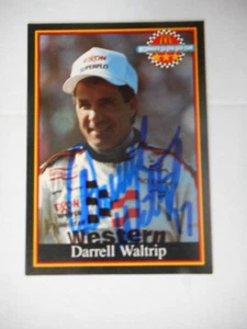 Darrell Waltrip signed 1991 Maxx McDONALDS ALL STAR TEAM Nascar Card #20 W/COA - Picture 1 of 3