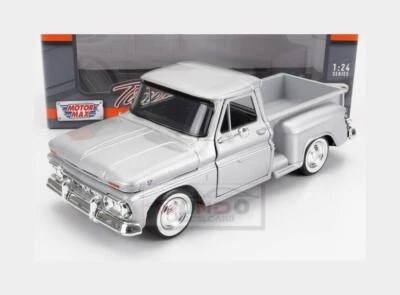 1:24 MOTORMAX Gmc C1000 Pick-Up 1966 Silver MTM79379S - Immagine 1 di 2