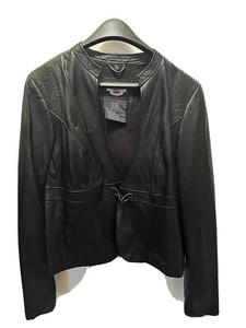 Womens Harley Davidson Dress Leather Jacket 97069-08VW  XL - Bild 1 von 12