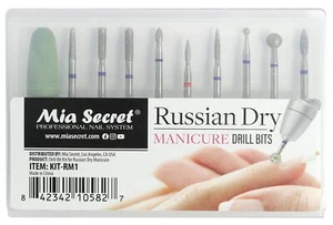 PROFESSIONAL RUSSIAN DRY Manicure Drill bit set - Picture 1 of 5
