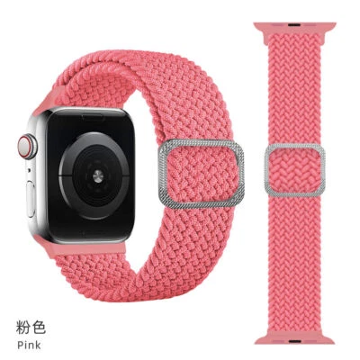 Correa deportiva elástica de nailon para Apple Watch 10 9 8 7 6 5 4 SE 40/44/41/45/42/46 mm Foto 1 de 4