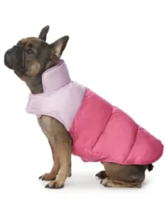 32 Degrees Paisley Pink Colorblocked Dog Vest Coat L64018 Size Large 18"- 20" - Image 1 of 2