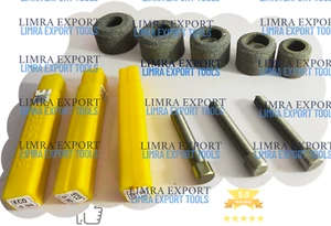 Best 5pc VALVE SEAT GRINDER STONES FOR SIOUX with 3 pcs Diamond Dresser - Foto 1 di 7