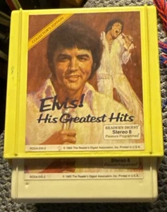 ELVIS PRESLEY 3 GREATEST HITS 8 TRACK TAPES READERS DIGEST COLLECTORS EDITION - Picture 1 of 8