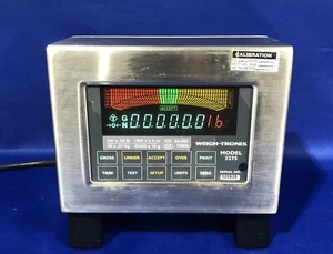 Cabezal de báscula digital de acero inoxidable de capacidad de 60 lb Weigh-Tronix 3275 - Imagen 1 de 9