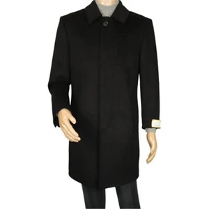 Abrigo de invierno para hombre CASILA Turkey Top lana, mezcla de cachemir 403230-01 negro - Imagen 1 de 13