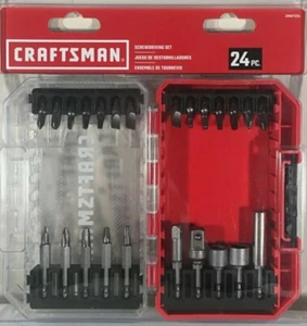 Craftsman Shock-Resistant 24-Pack Steel Tool Screwdriver Bit SHIPS FAST - Bild 1 von 2