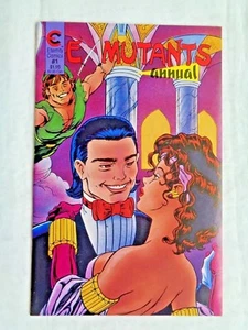 Ex-Mutantes Anual Nº 1 Eternity Comics Lawrence & Lim 1988 primera impresión casi nuevo (9,4) - Imagen 1 de 9