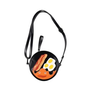Studio Ghibli Howl's Moving Castle Calcifer Bacon and Egg Shoulder Bag NEW - Picture 1 of 2
