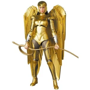 MAFEX 148 Wonder Woman 84 Action Figure Golden Armor Ver Medicom Toy New Sealed - Picture 1 of 14