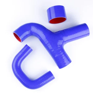 Kit de manguera intercooler azul para tubo en Y Subaru Impreza WRX GC8 EJ20 verso 3-6 96-00 - Imagen 1 de 9