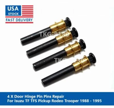 4X Door Hinge Pin Pins Repair For Isuzu TF TFS Pickup Rodeo Trooper 1988 - 1995 - Image 1 of 4