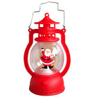 Christmas Santa Claus Snowman Oil Lamp with Handle Decorative Hanging Lantern