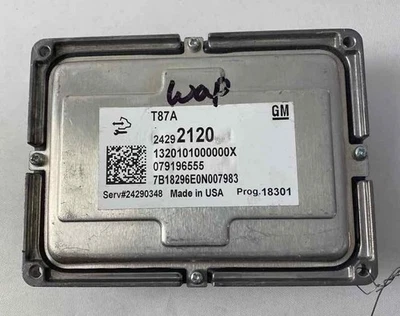 Chassis Brain Box CHEVY TAHOE 19 transmission control module 24292120 <75K - Image 1 of 4