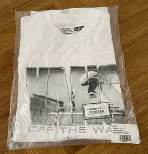 VANS - Mens Classic Short Sleeve T-Shirt - White/Black - BNWT - Picture 1 of 2