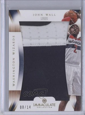 2012-13 Panini Immaculate Immaculate Patch Logos /14 John Wall #IP-WA Patch - Image 1 of 2