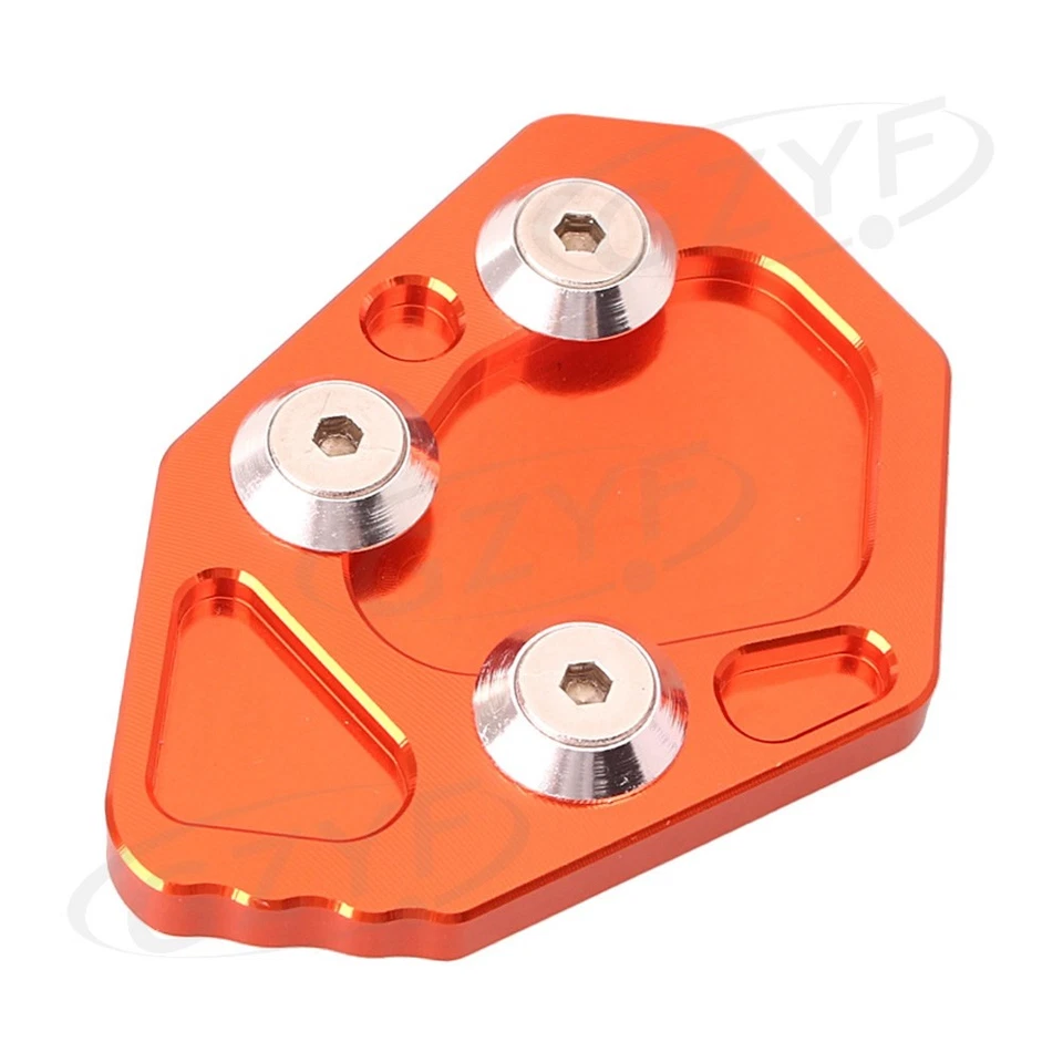 For BMW K1200S/R K1300S/R Orange Kickstand Side Stand Foot Plate Extension Plate - Image 1 of 1