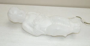 Neuwertig! Vintage weiß Empire 18" Weihnachtskrippe Jesuskind BLASFORM & KORDEL!! - Bild 1 von 7