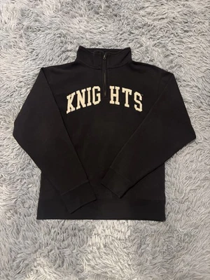 UCF Knights Women’s Black 1/4 Zip Long Sleeve Mock Neck Jacket Medium Winter - Image 1 of 4