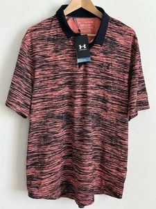 Camisa Under Armour Para Hombre Extra Grande Rosa ISO Chill Manga Corta Rendimiento Nueva Con Etiquetas - Imagen 1 de 9