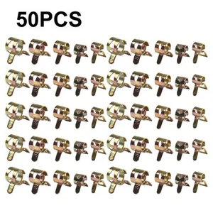 Water Tube Clamps Line Hose Pipe Tube Replacement Accessory 50pcs Tool - Picture 1 of 14