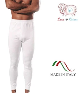Mutanda uomo gamba lunga lana e cotone Leable 125 - Foto 1 di 1