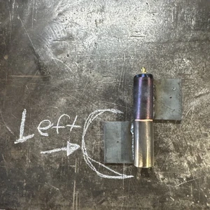 LEFT Lift Off Barrel Hinge  Metal Doors Gates Weld on Steel Heavy Duty USA MADE - Picture 1 of 3