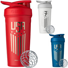 Blender Bottle USA Strada 24 oz. Insulated Stainless Steel Shaker with Loop Top