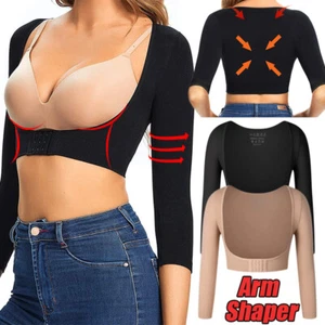 Women Upper Arm Shaper Post Surgical Compression Sleeves Posture Corrector Wrap - Picture 1 of 38