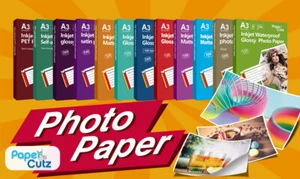 A3 INKJET PHOTO PAPER FULL RANGE GLOSS MATTE, PAPERCUTZ PROFESSIONAL SRA3 - Picture 1 of 35