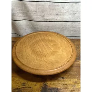 Vintage MCM Wood Lazy Susan Dip - Picture 1 of 3