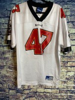 Adidas John Lynch Tampa Bay Buccaneers #47Jersey Mens Size Extra Large White🔥